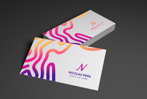 Business card mockup Premium Psd