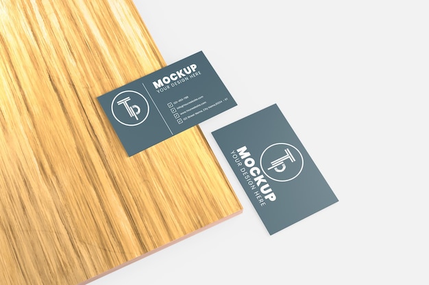 Business card mockup premium psd