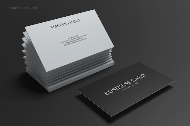 Business card mockup premium psd