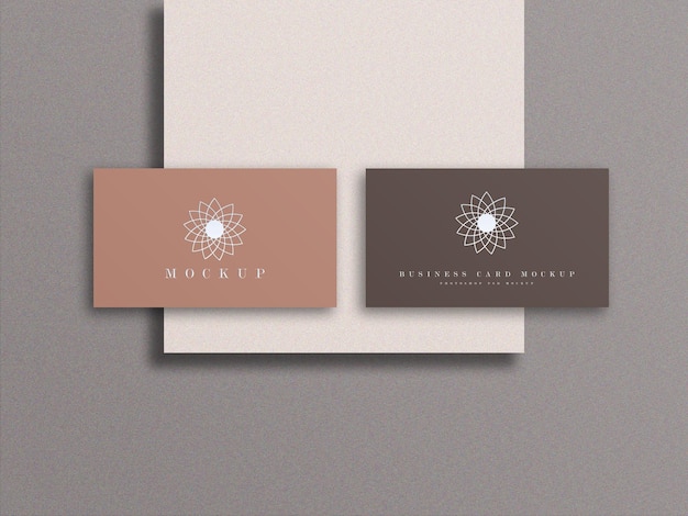 Business card mockup premium psd