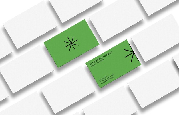 PSD business card mockup psd brand identity