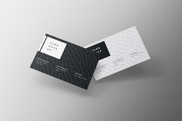 business card mockup psd template