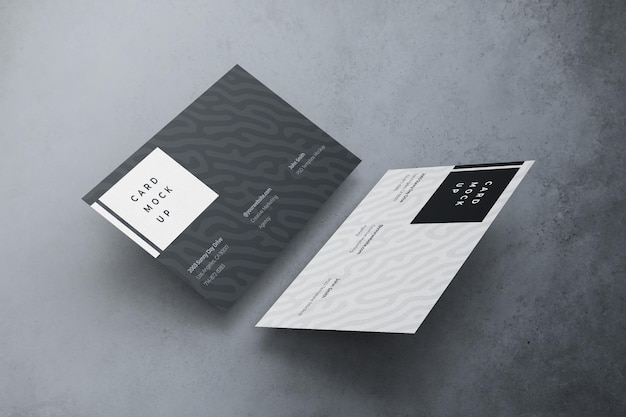 PSD business card mockup psd template