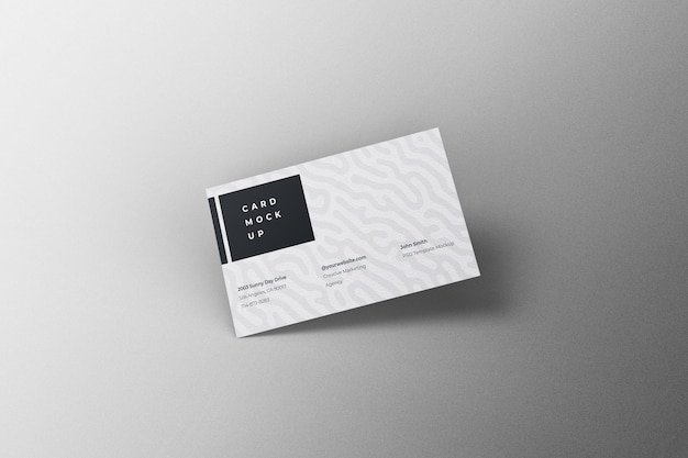 business card mockup PSD Template