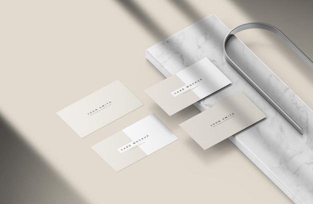 business card mockup psd template
