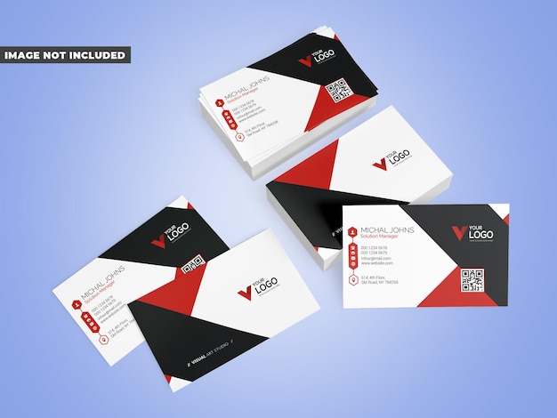 PSD business card mockup psd