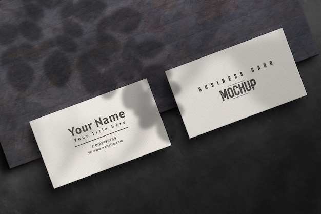 business card mockup psd