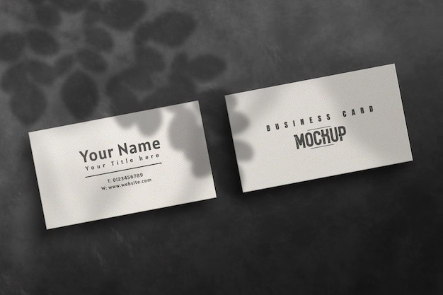 PSD business card mockup psd