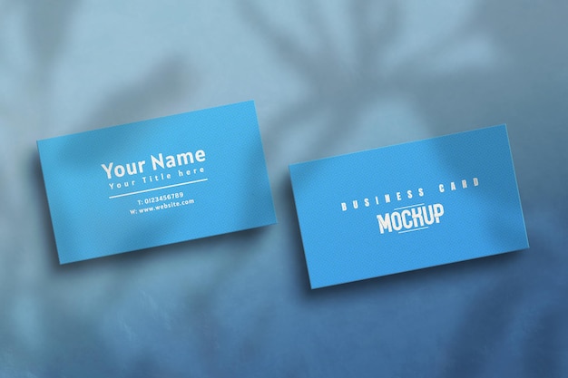 Biglietto da visita mockup psd