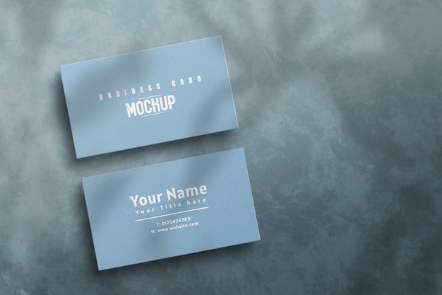 Biglietto da visita mockup psd