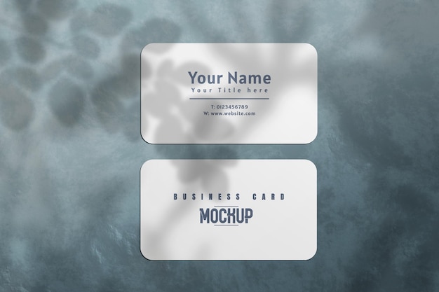 PSD business card mockup psd