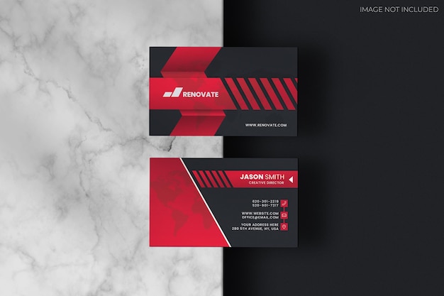 Business card mockup psd