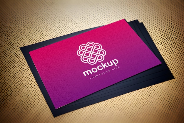 Business card mockup template