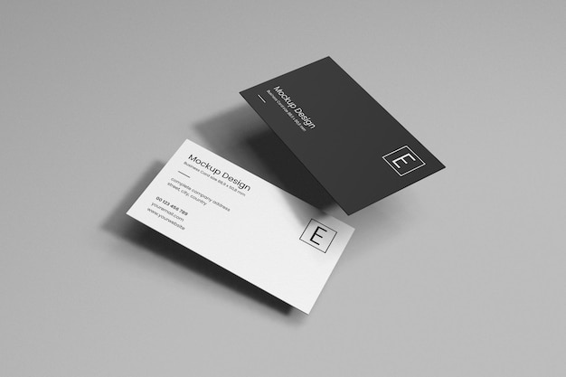 PSD business card mockup template