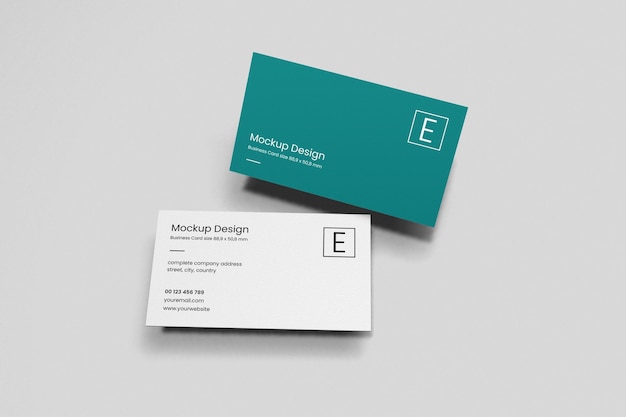 PSD business card mockup template