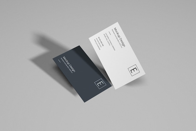 PSD business card mockup template