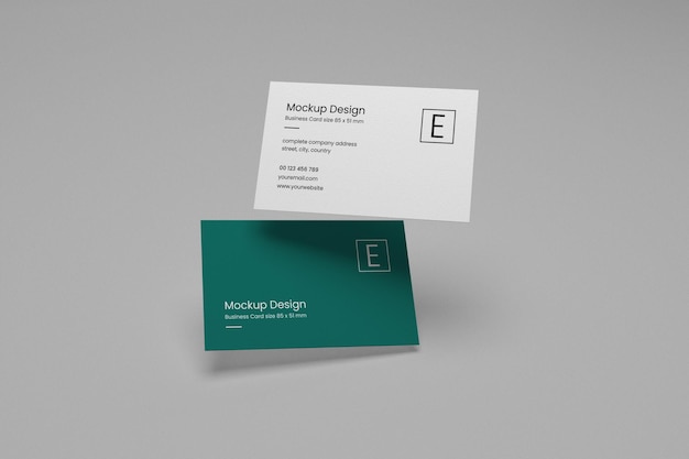 PSD business card mockup template