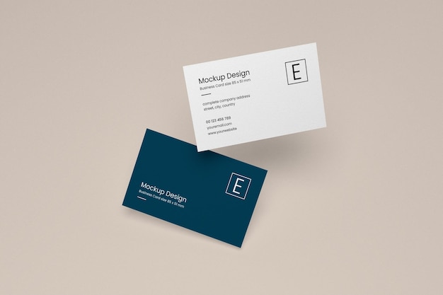 Business card mockup template