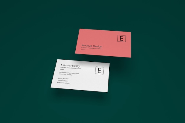 Business card mockup template