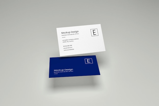 PSD business card mockup template