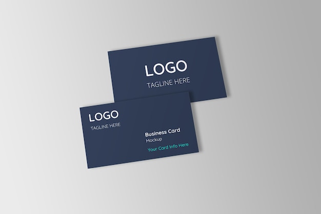 Business Card Mockup Two Sided