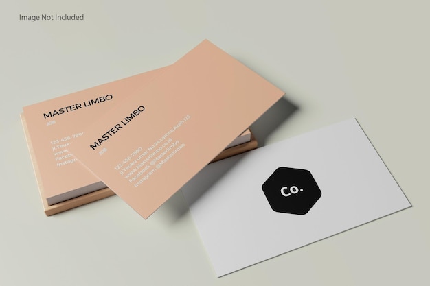 Business Card Mockup with holder