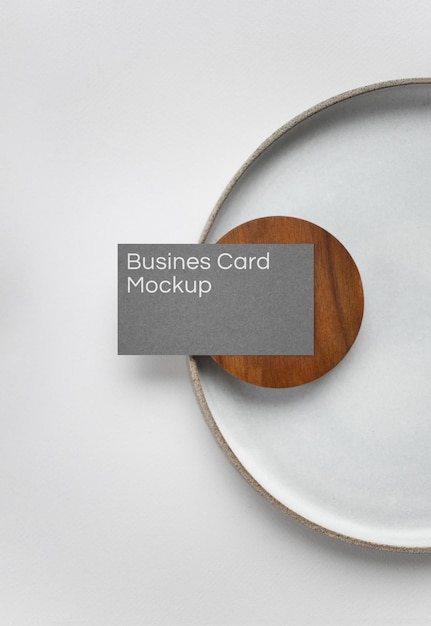 PSD business card mockup