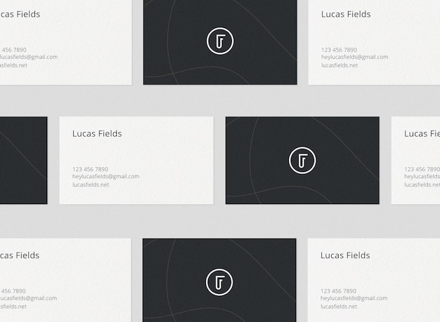 business card mockup