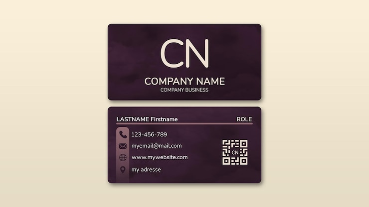 PSD business card mockup