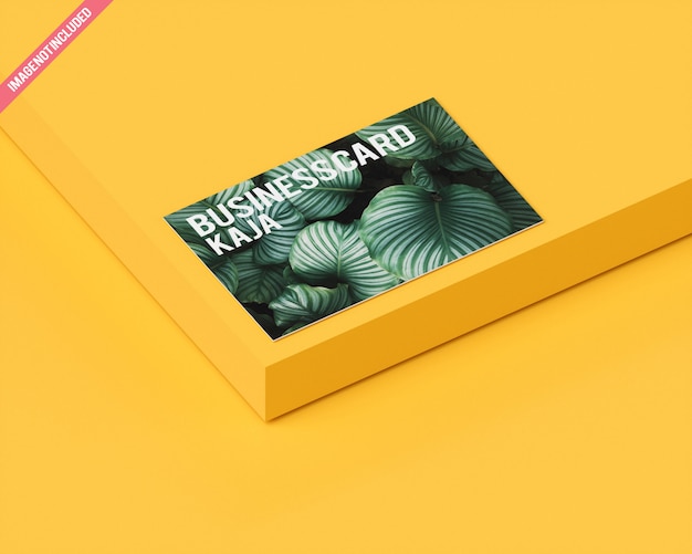 Business card mockup