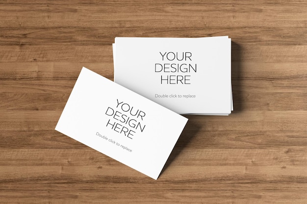 PSD business card mockup