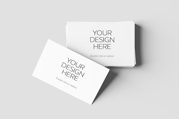 PSD business card mockup