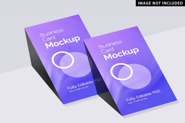 Mockup di biglietti da visita