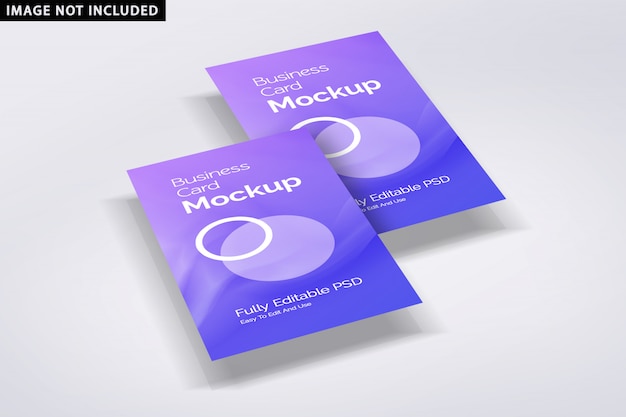 Mockup di biglietti da visita