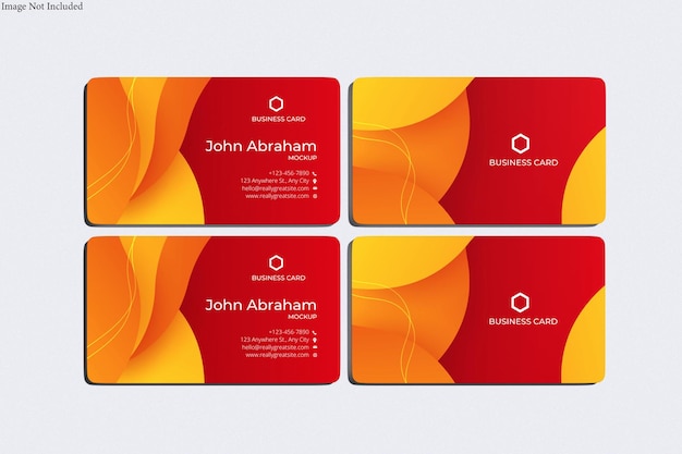 business card mockup