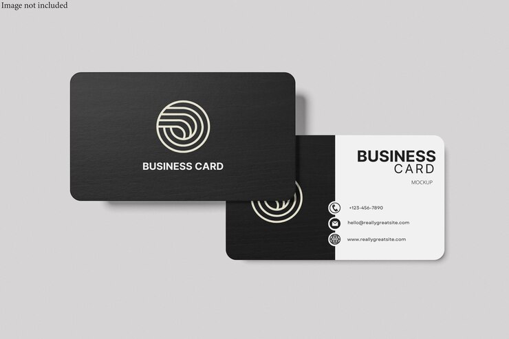 PSD business card mockup