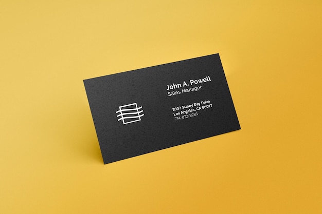 Business card mockup