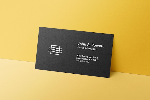 Business card mockup