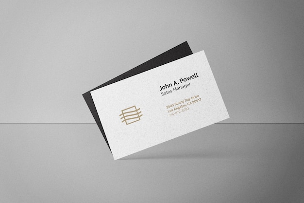 Business card mockup