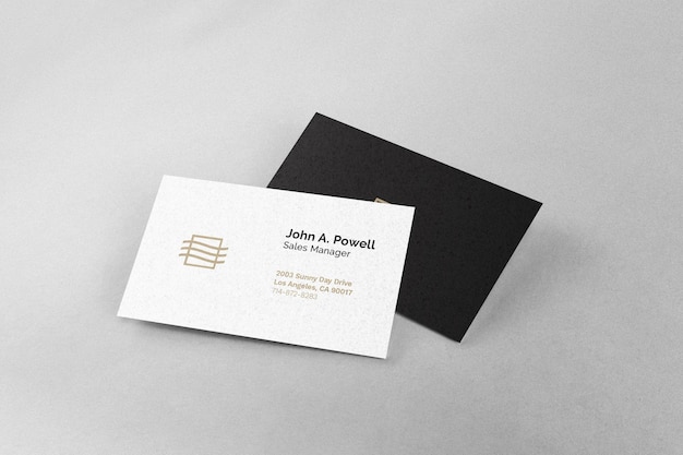 Business card mockup