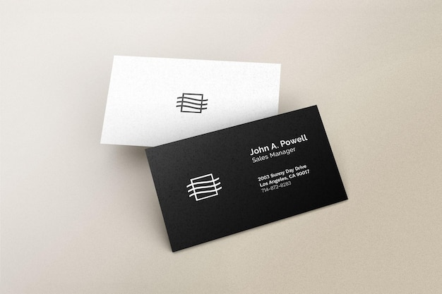 Business card mockup