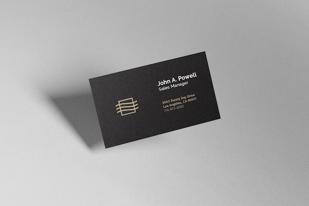 Business card mockup