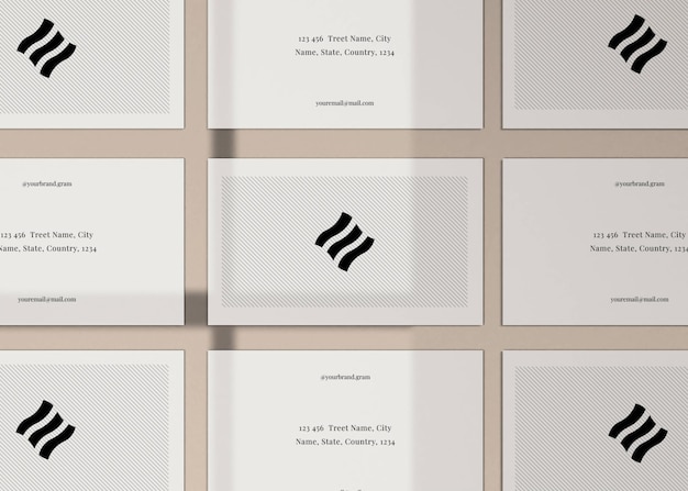 business card mockup