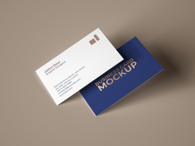 Mockup di biglietti da visita