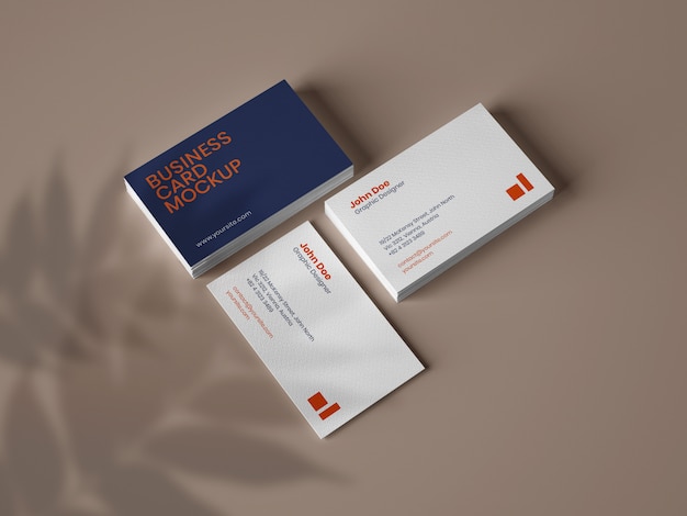 Business card mockup