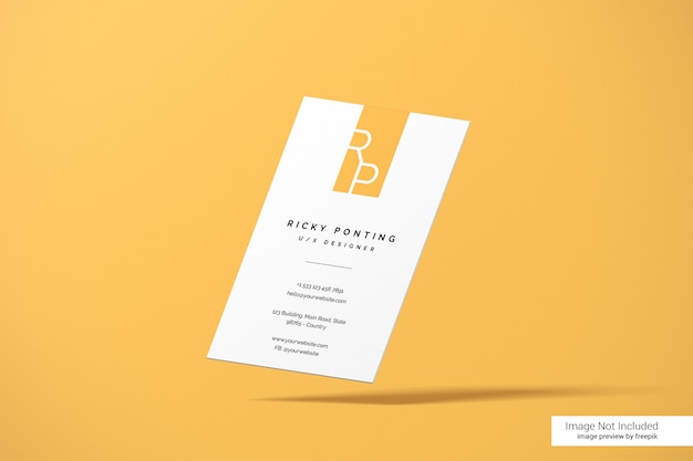 Business card mockup