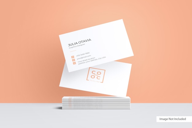 Business card mockup