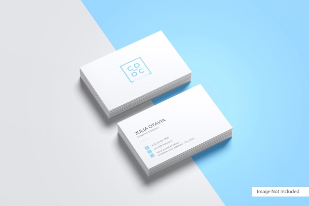 Business card mockup