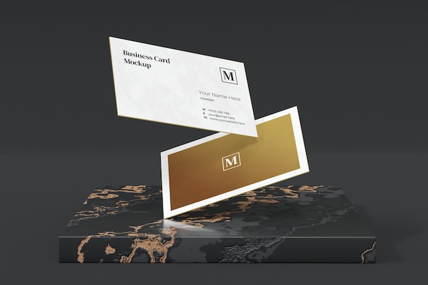 Business card mockup