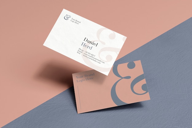 Business card mockup